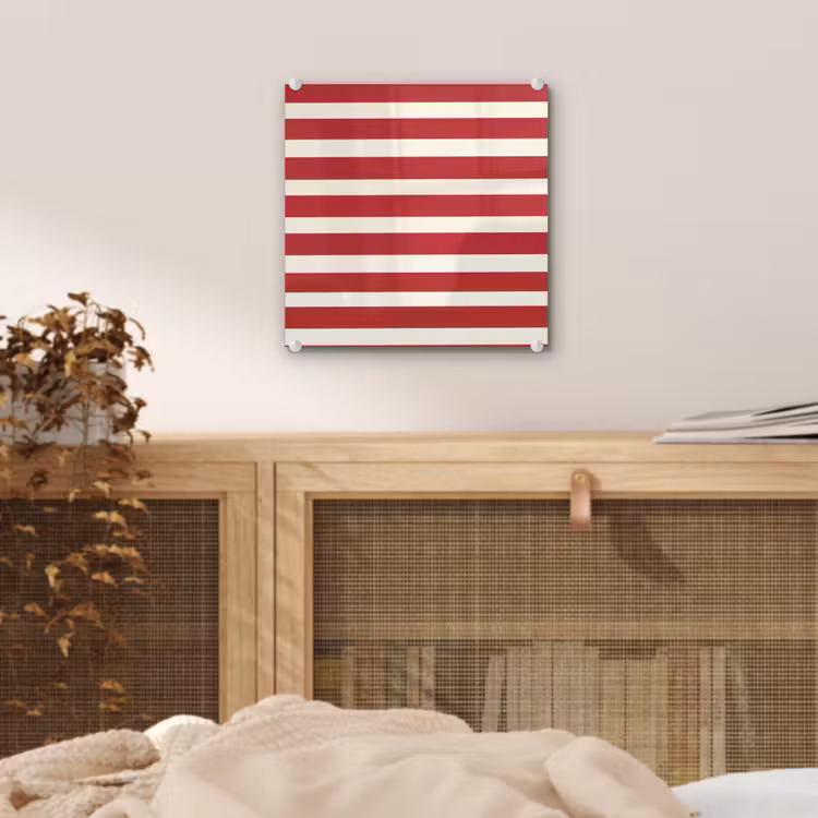 Strepen - Patroon - Rood plexiglas 5mm klein 11 -sfeer4