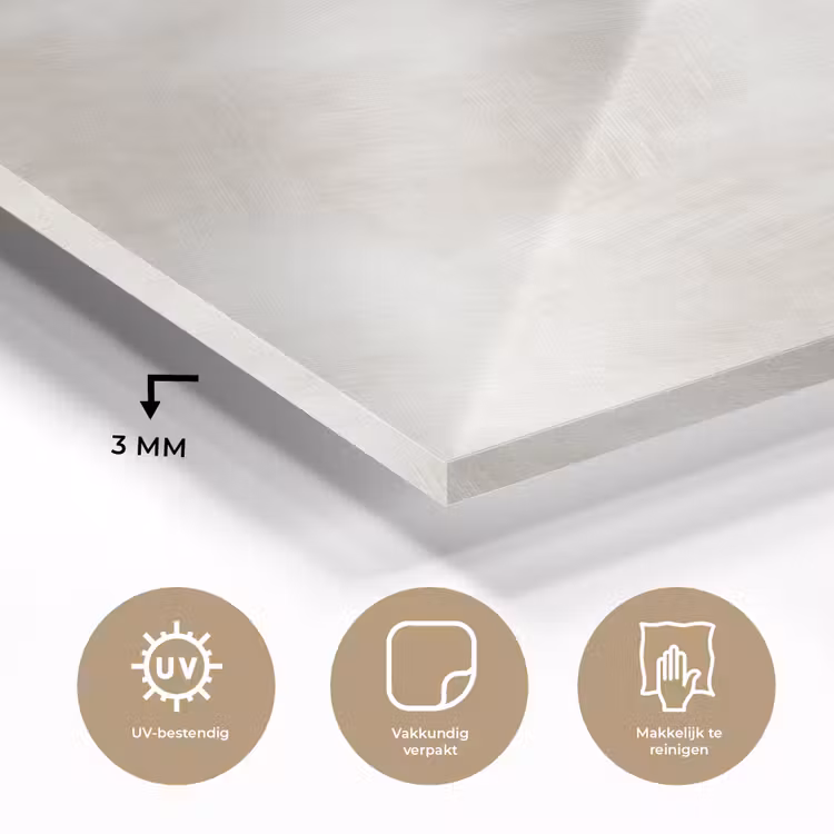Subtiel - Structuur - Beige plexiglas 5mm klein 11 -sfeer2