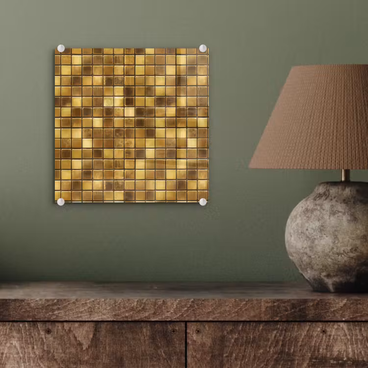 Tegels - Mozaïek - Luxe - Warm Goud plexiglas 5mm klein 11 -sfeer3