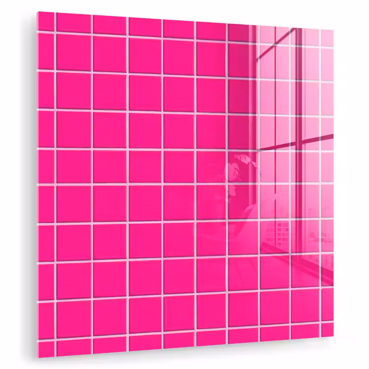 Tegels - Vierkant - Fuchsia plexiglas 5mm klein 11 -zzzproduct_nieuw