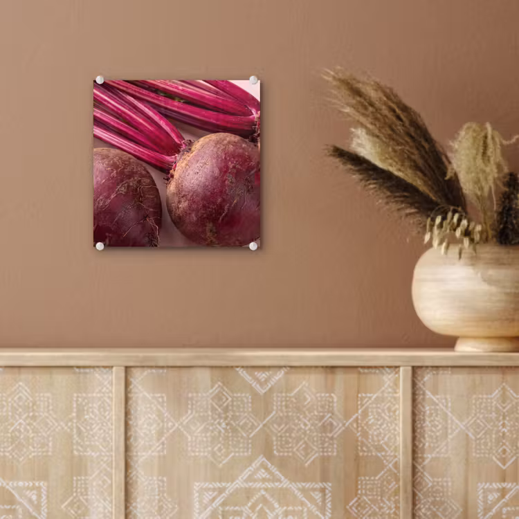 Glass Print - Vegetables - Red - Fresh - Groente - Rood - Vers plexiglas 5mm klein