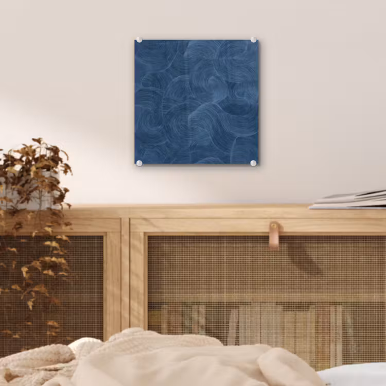 Golven - Textuur - Patroon - Blauw plexiglas 5mm klein 11 -sfeer4