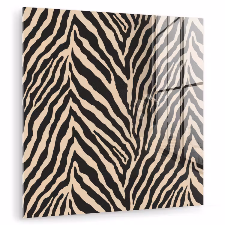 Zebra - Klassiek - Zwart plexiglas 5mm klein 11 -zzzproduct_nieuw