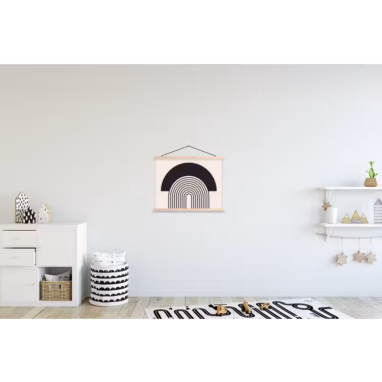 Hanging Poster - Abstract - Arch - Modern - Abstract - Boog - Modern textielposter latten blank klein