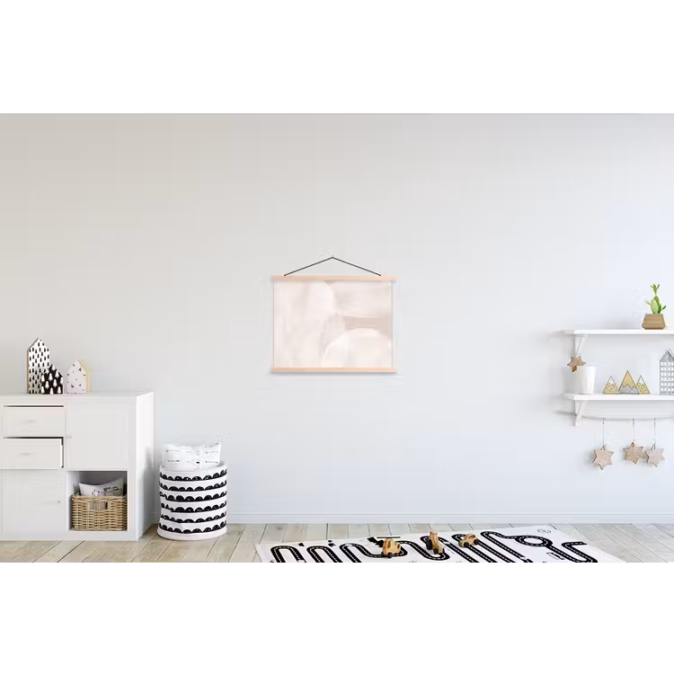 Hanging Poster - Art - Lines - Modern - Kunst - Lijnen - Modern textielposter latten blank klein