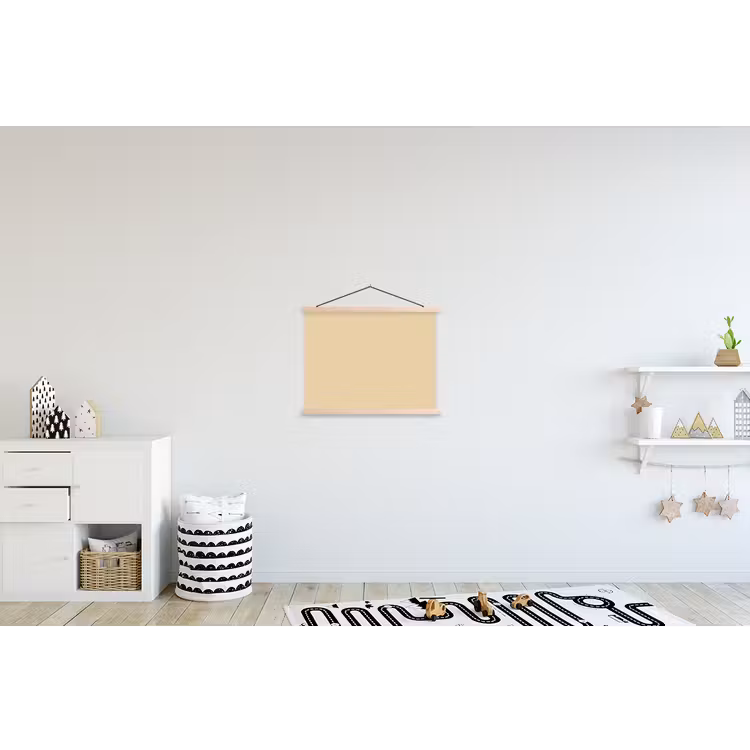 Desert - Sand - Nude textielposter latten blank klein 122 -kinderkamer