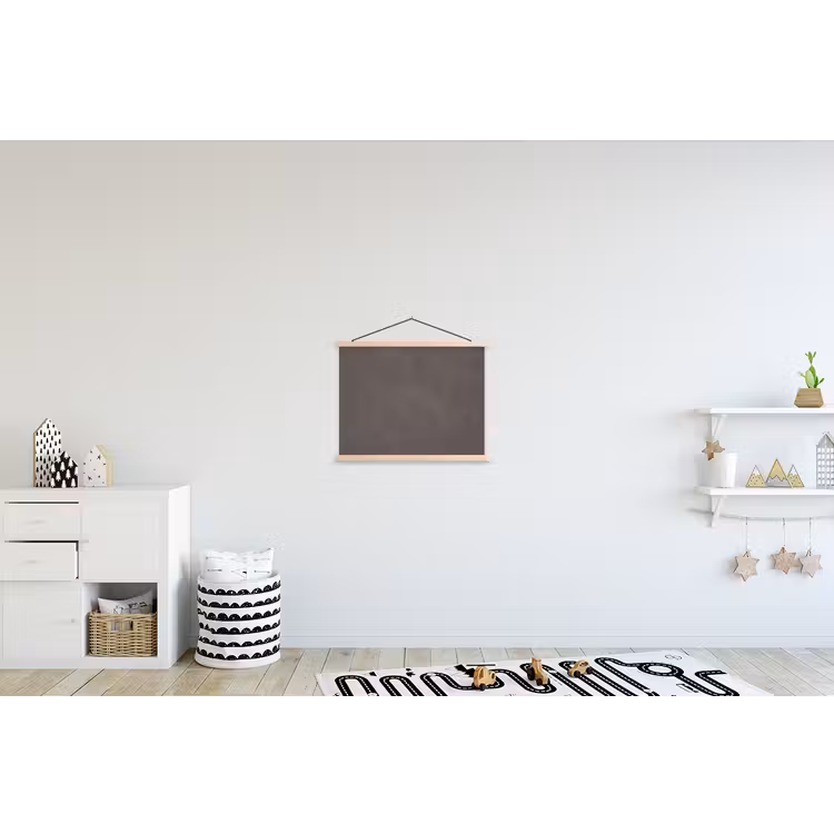 Textuur - Grijs - Modern - Abstract - Oppervlak textielposter latten blank klein -kinderkamer