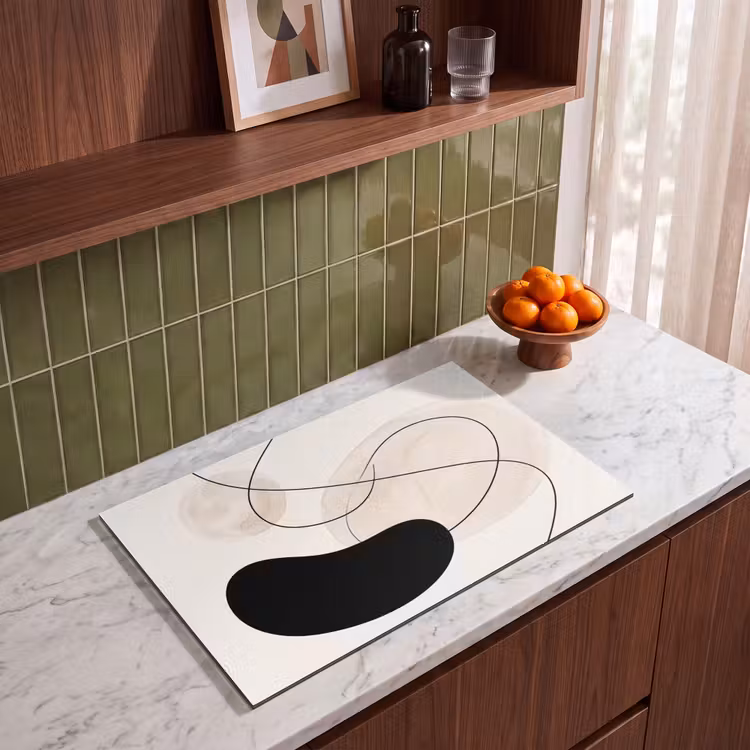Induction Hob Cover - Abstract - Forms - Art - Abstract - Vormen - Kunst Inductie beschermer vinyl 3mm klein