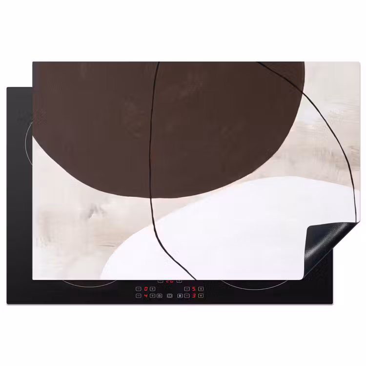 Induction Hob Cover - Abstract - Forms - Modern - Abstract - Vormen - Modern Inductie beschermer vinyl 3mm klein