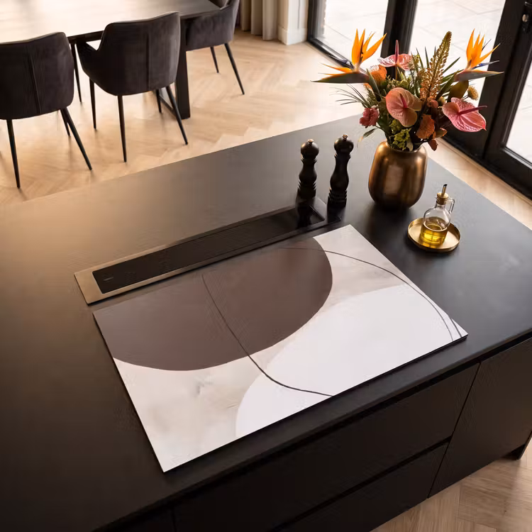 Induction Hob Cover - Abstract - Forms - Modern - Abstract - Vormen - Modern Inductie beschermer vinyl 3mm klein