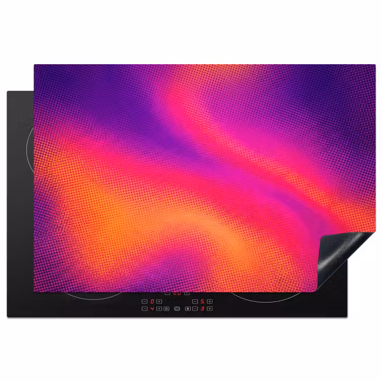 Abstract - Patroon - Kleurverloop Inductie beschermer vinyl 3mm klein -3d