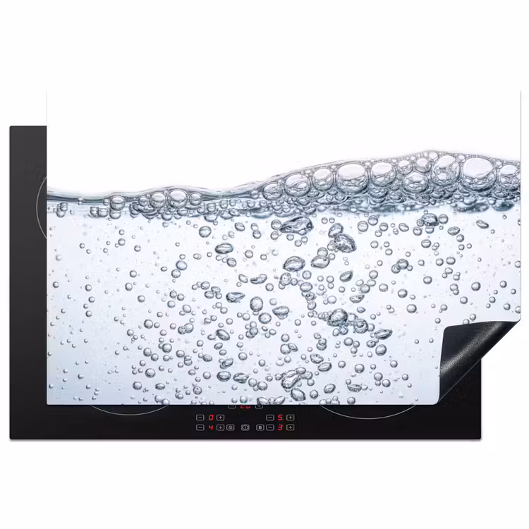 Luchtbellen - Water - Dynamisch Inductie beschermer vinyl 3mm klein -3d