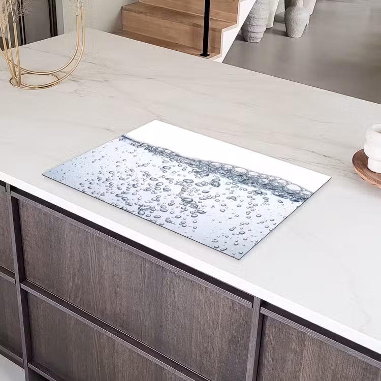 Luchtbellen - Water - Dynamisch Inductie beschermer vinyl 3mm klein -sfeer8