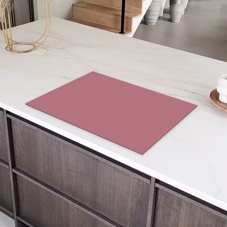 Antique - Mauve - Roze Inductie beschermer vinyl 3mm klein 276 -sfeer8