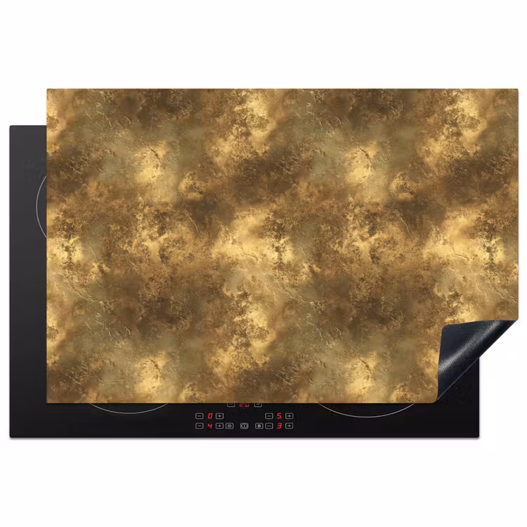 Antiek - Metaallook - Goud Inductie beschermer vinyl 3mm klein 276 -3d