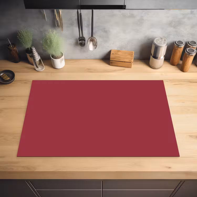 Antique - Ruby - Rood Inductie beschermer vinyl 3mm klein 276 -sfeer5