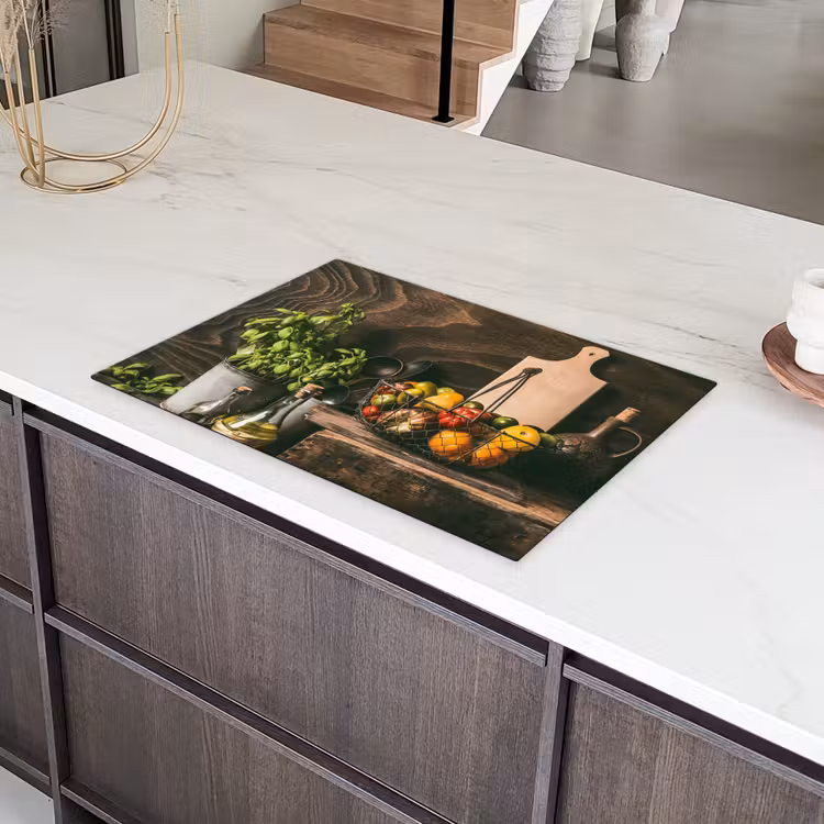 Aroma's van het Mediterrane Keuken Inductie beschermer vinyl 3mm klein -sfeer8