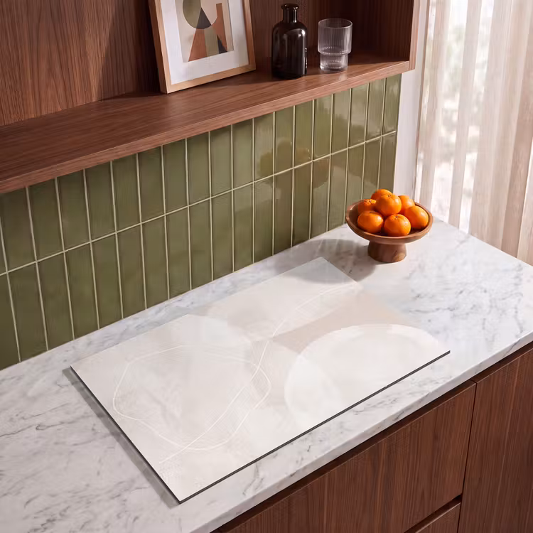 Induction Hob Cover - Art - Lines - Modern - Kunst - Lijnen - Modern Inductie beschermer vinyl 3mm klein