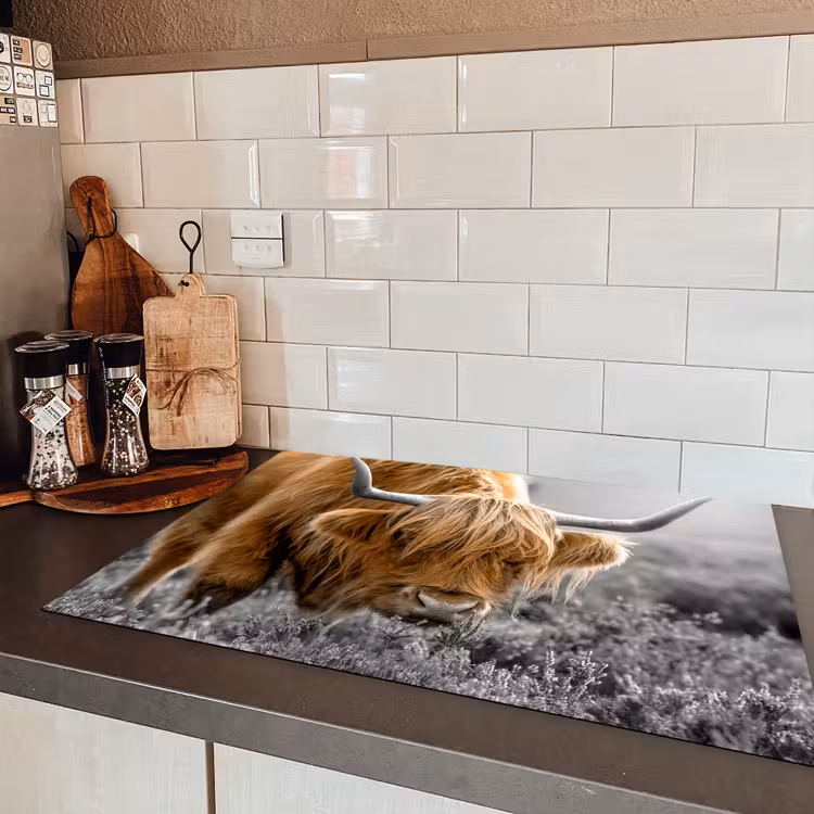 Herfsttinten in de Highlands Inductie beschermer vinyl 3mm klein -sfeer3