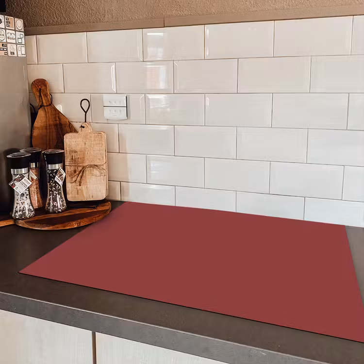 Barn - Antique - Rood Inductie beschermer vinyl 3mm klein 276 -sfeer3