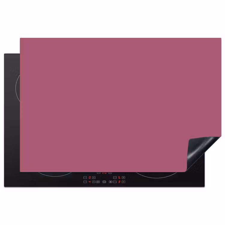 Berry - Roze -Pink Inductie beschermer vinyl 3mm klein 276 -3d