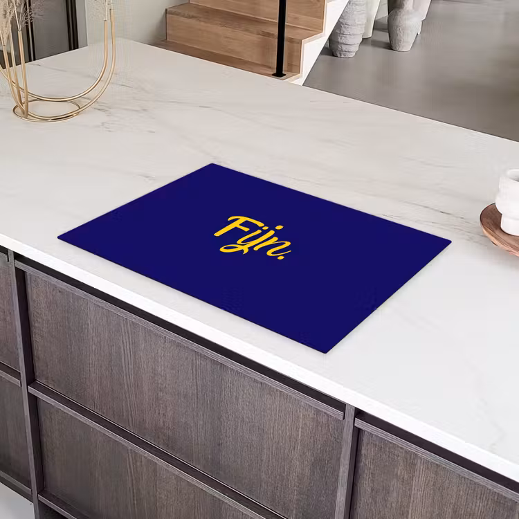 Blauw - Geel - Fijn Inductie beschermer vinyl 3mm klein -sfeer8