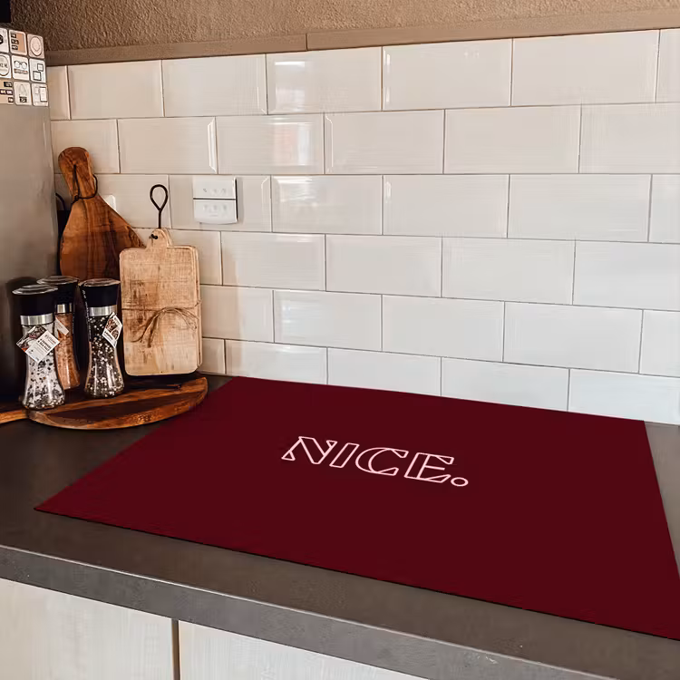 Bordeaux - Nice - minimalistisch Inductie beschermer vinyl 3mm klein -sfeer3