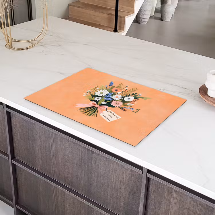 Boeket - Strikje - Quote Inductie beschermer vinyl 3mm klein -sfeer8