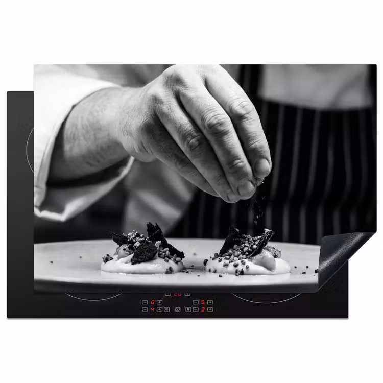 Chef - Garnering - Gerecht Inductie beschermer vinyl 3mm klein -3d