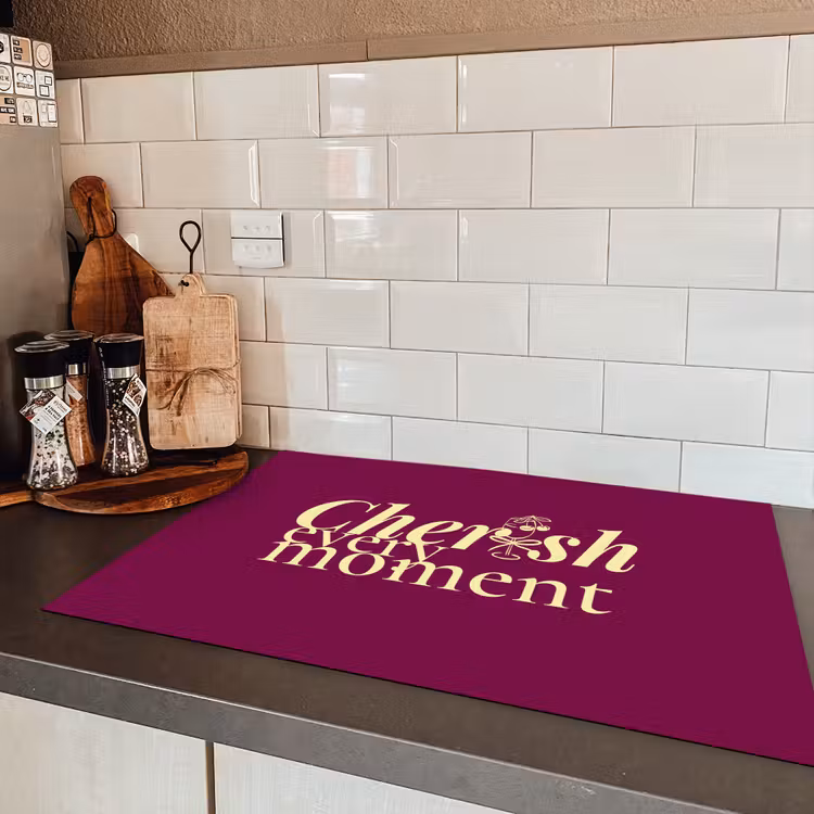 Cherish every moment - Cocktailglas - Bordeaux Inductie beschermer vinyl 3mm klein -sfeer3