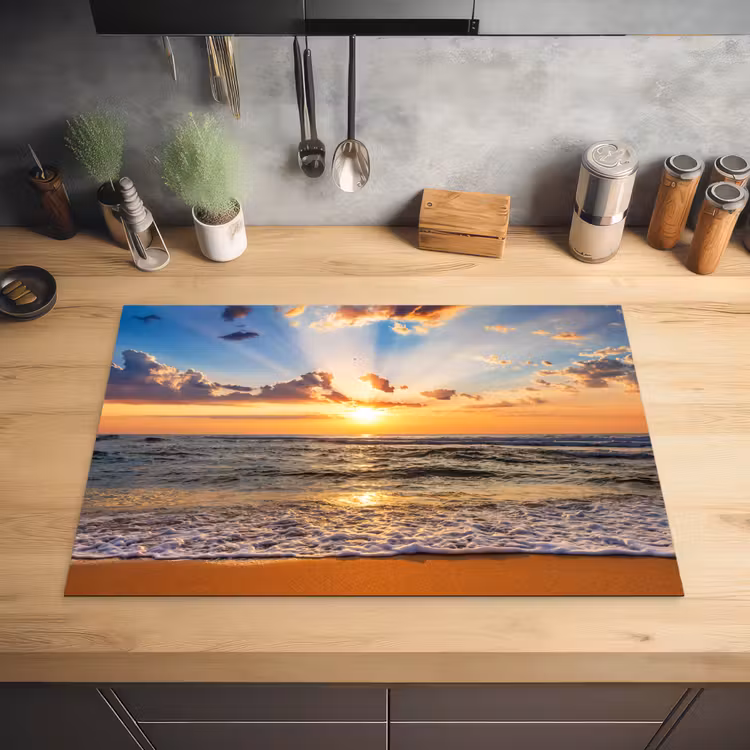 Kustlijn bij Winterzon Inductie beschermer vinyl 3mm klein -sfeer5