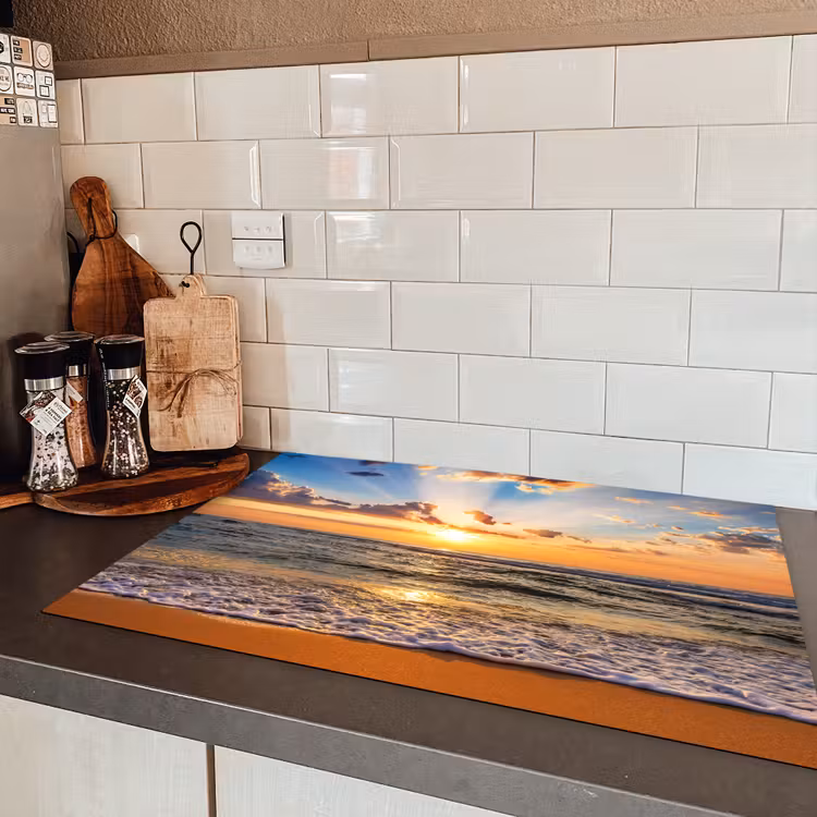 Kustlijn bij Winterzon Inductie beschermer vinyl 3mm klein -sfeer3