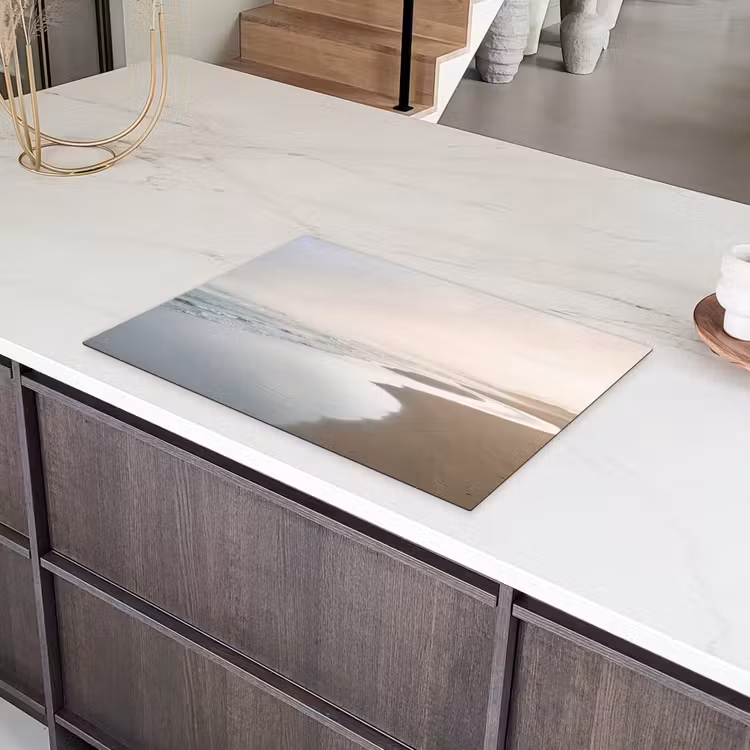 Kustlijn - Strand - Oceaan Inductie beschermer vinyl 3mm klein -sfeer8