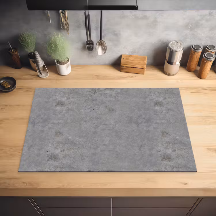 Beton - Industrieel - Patronen Inductie beschermer vinyl 3mm klein 276 -sfeer5