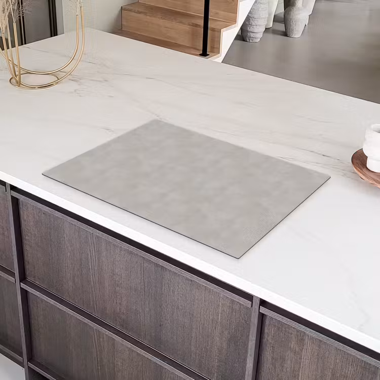Beton - Patroon - Abstract Inductie beschermer vinyl 3mm klein 276 -sfeer8