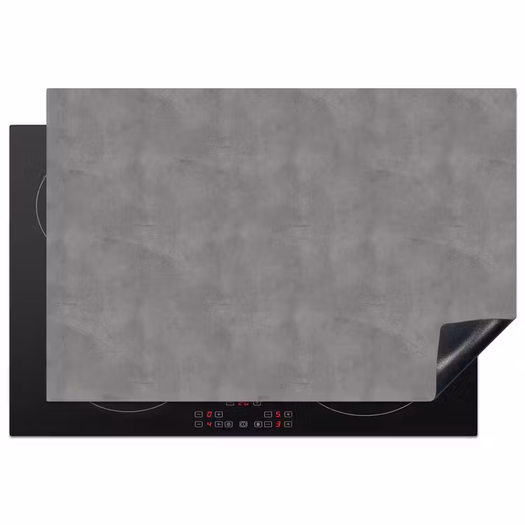 Beton - Structuur - Patroon Inductie beschermer vinyl 3mm klein 276 -3d