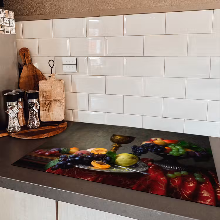 Gedekte Tafel van Overdaad Inductie beschermer vinyl 3mm klein -sfeer3