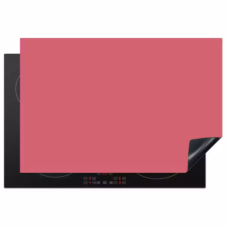 Crimson - Rose - Roze Inductie beschermer vinyl 3mm klein 276 -3d