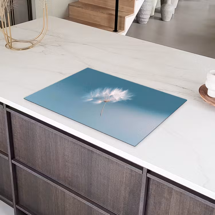 Paardenbloempluisje - Blauw - Lucht Inductie beschermer vinyl 3mm klein -sfeer8
