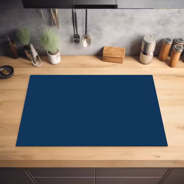 Deep - Ocean - Blauw Inductie beschermer vinyl 3mm klein 276 -sfeer5