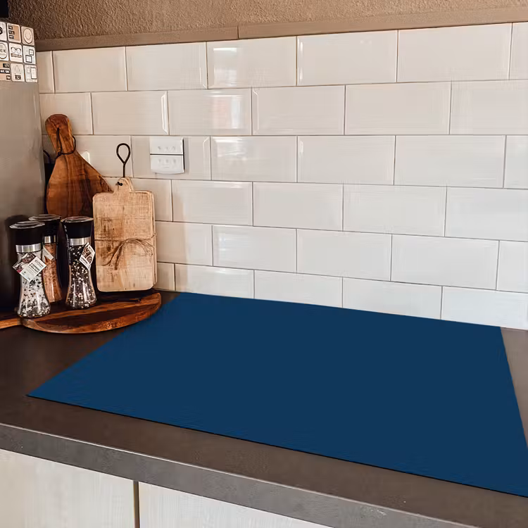 Deep - Ocean - Blauw Inductie beschermer vinyl 3mm klein 276 -sfeer3
