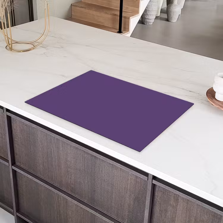Deep - Plum - Paars Inductie beschermer vinyl 3mm klein 276 -sfeer8