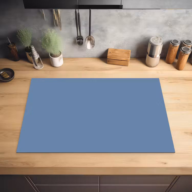 Denim - Breeze - Blauw Inductie beschermer vinyl 3mm klein 276 -sfeer5