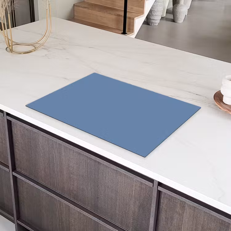 Denim - Breeze - Blauw Inductie beschermer vinyl 3mm klein 276 -sfeer8