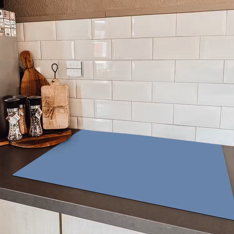Denim - Breeze - Blauw Inductie beschermer vinyl 3mm klein 276 -sfeer3
