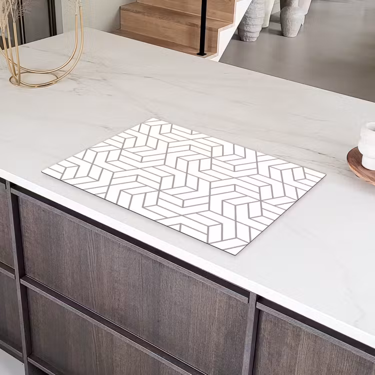 Design - Geometrie - Patroon Inductie beschermer vinyl 3mm klein 276 -sfeer8