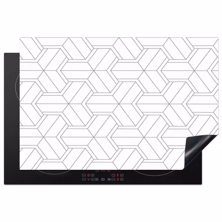 Design - Geometrie - Patroon - Lijn Inductie beschermer vinyl 3mm klein 276 -3d