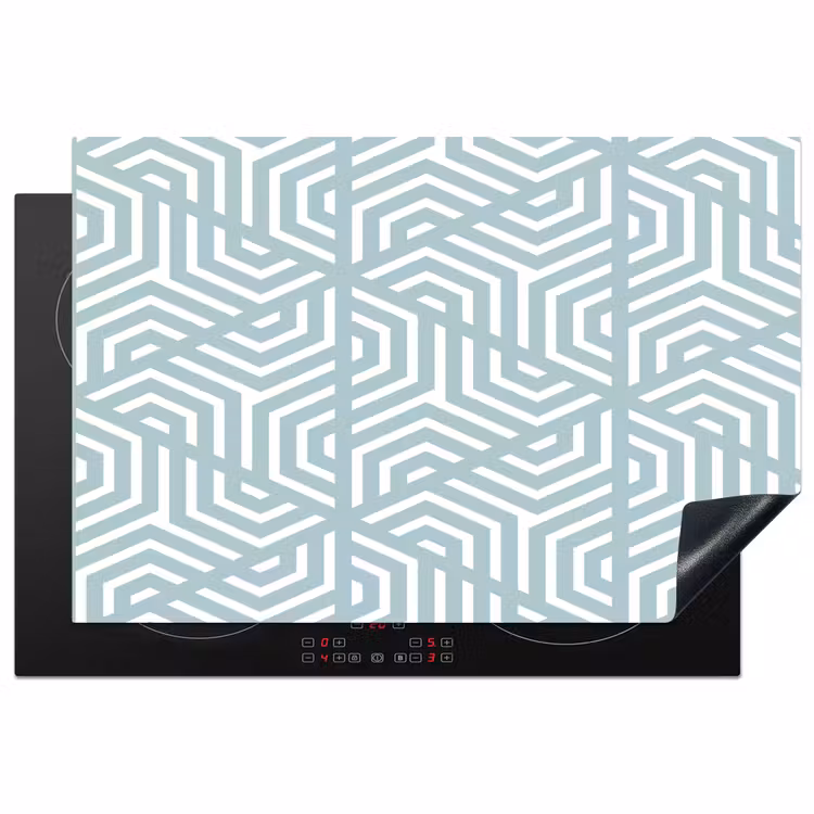 Design - Geometrie - Patroon - Driehoek Inductie beschermer vinyl 3mm klein 276 -3d