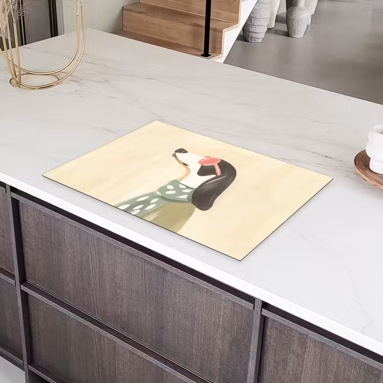 Hond - Zonnebril - Sjaal Inductie beschermer vinyl 3mm klein -sfeer8