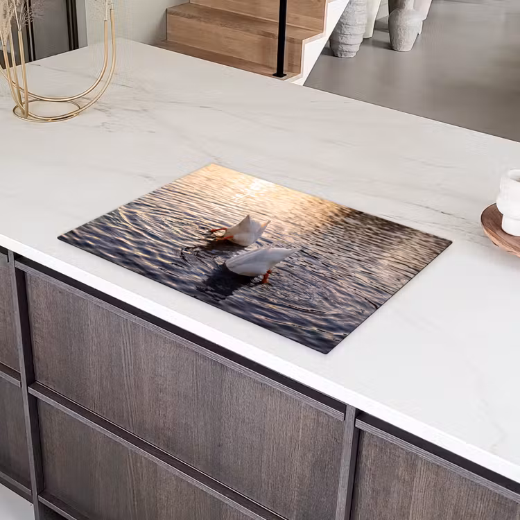 Eenden - Water - Natuur Inductie beschermer vinyl 3mm klein -sfeer8